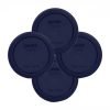 Pyrex Round 1 Cup 236Ml Storage Lid Cover Blue 4 Pack # 7202-Pc 3 182318813833 0