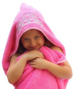 Alternative view of Princess Hooded Kid Towel (Pink) 27.5" X 49" Plush And Absorbent Luxury Bath ..