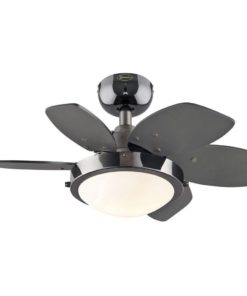 Alternative view of Westinghouse Lighting 7224300 Quince Two-Light 24-Inch Reversible Six-Blade I..