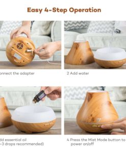 Essential Oil Diffuser Taotronics 400Ml Aroma Diffuser For Aromatherapy (Nois.. 13 182318816271 4