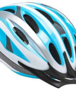 Alternative view of Super Light Integrally Road Bicycle Cycling Helmet With Luminous Silver/Blue