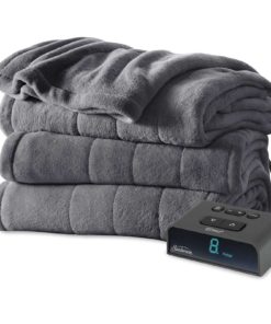 Sunbeam Microplush Heated Blanket With Comforttech Controller Queen Slate 9 182318817209 0 1