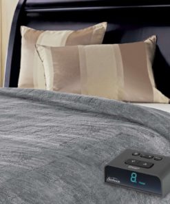 Sunbeam Microplush Heated Blanket With Comforttech Controller Queen Slate 10 182318817209 1 1