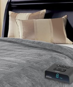 Sunbeam Microplush Heated Blanket With Comforttech Controller Queen Slate 7 182318817209 1
