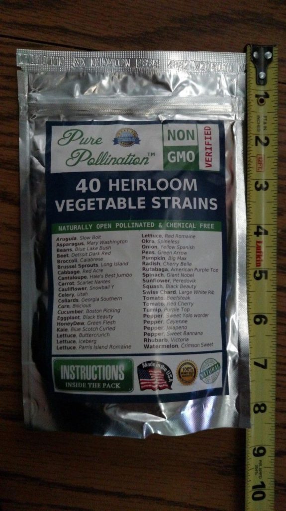 16500 Non Gmo Heirloom Vegetable Seeds Survival Garden 40 Variety Pack - $38.95