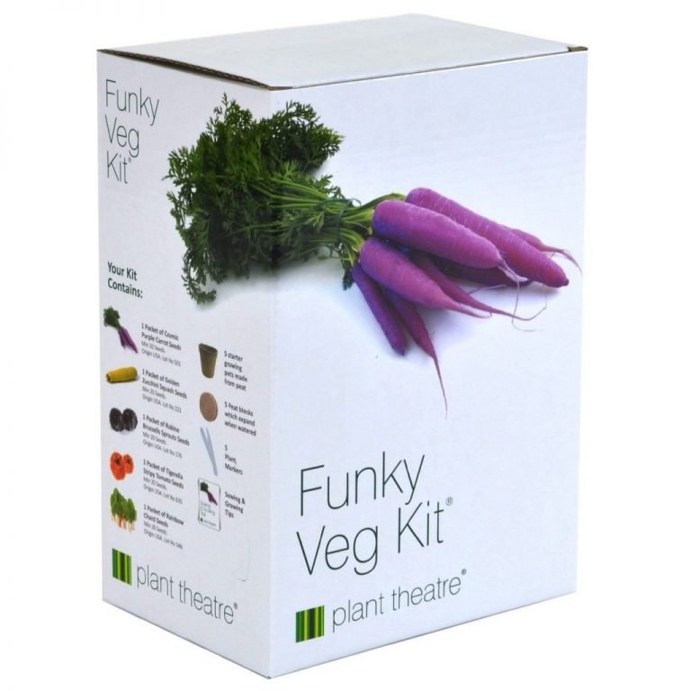 Plant Theatre Funky Veg Kit - 5 Extraordinary Vegetables To Grow - Great Gift