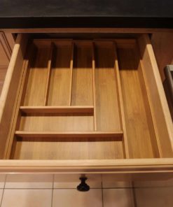 Ivation Large Expandable Bamboo Drawer Organizer - Adjustable Dimensions Mult.. 11 182318825731 4