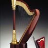 Harp 18 Note W Case Music Box Replica Musical Instrument 37 182318826585 0
