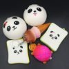 Trasfit Set Of 6 Squishy Charms Kawaii Soft Foods Jumbo Squishies Panda Bread..