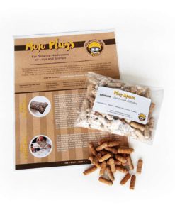 Mushroom Mojo Shiitake Mushroom Mycelium Plug Spawn - 100 Count Plugs - Grow .. 7 182318827613 1 1