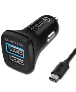 Quick Charge 3.0 Usb Type C Car Charger Choetech 30W Dual Usb Car Charger Wit.. 24 182318830123 0 1