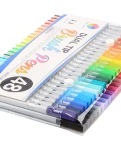 Smart Color Art - Dual Tip Brush Pens With Fineliner Tip Art Marker (48 Uniqu.. 28 182318831066 1