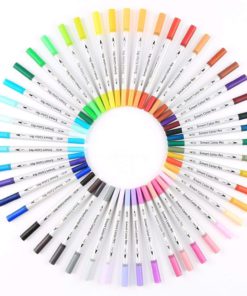 Smart Color Art - Dual Tip Brush Pens With Fineliner Tip Art Marker (48 Uniqu.. 29 182318831066 2
