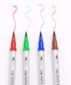 Smart Color Art - Dual Tip Brush Pens With Fineliner Tip Art Marker (48 Uniqu.. 34 182318831066 7