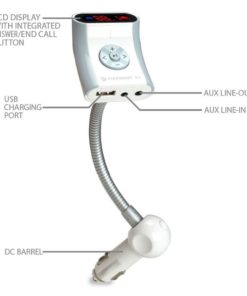 Alternative view of Gogroove Flexsmart X3 Bluetooth Fm Transmitter Car Kit With Hands-Free Callin..