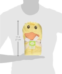 Luvable Friends Animal Face Hooded Woven Terry Baby Towel Duck 19 182318832279 4 1