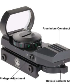 Vokul Tactical 4 Reticle Red Dot Open Reflex Sight With Weaver-Picatinny Rail.. 22 182318835041 1 1