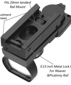 Vokul Tactical 4 Reticle Red Dot Open Reflex Sight With Weaver-Picatinny Rail.. 17 182318835041 3