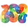 Dd Wooden Jigsaw Puzzles Winding Snake Toys Letter & Numbers Puzzles Educatio.. 8 182318838123 0