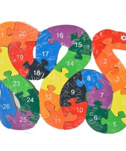 Dd Wooden Jigsaw Puzzles Winding Snake Toys Letter & Numbers Puzzles Educatio.. 6 182318838123 1