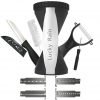 Lucky Rain (Tm) Vegetable Spiralizer Bundle Premium Spiral Slicer Ceramics Kn..