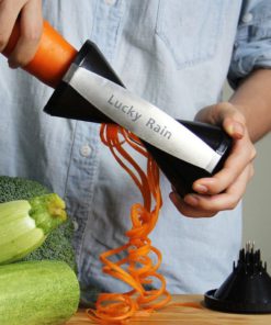 Alternative view of Lucky Rain (Tm) Vegetable Spiralizer Bundle Premium Spiral Slicer Ceramics Kn..