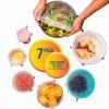 Silicone Stretch Lids (7 Pack Includes Exclusive Xl Size) Reusable Durable An.. 13 182318843937 0