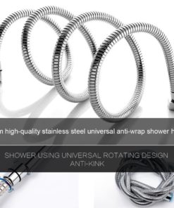 Sr Sun Rise Flexible 304 Stainless Steel Handheld Shower Head Hose Extra Long.. 18 182318844202 4
