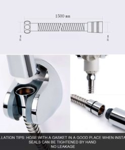 Sr Sun Rise Flexible 304 Stainless Steel Handheld Shower Head Hose Extra Long.. 26 182318844202 5 1