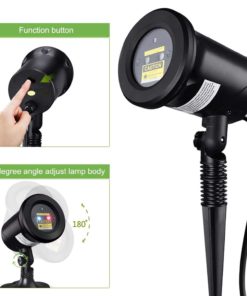 Homitt Laser Christmas Light Show W/ 11 Modes Led Projecter Waterproof Landsc.. 9 182318844824 2