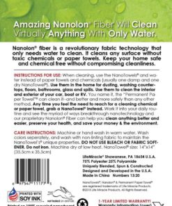 Nano Towels The #1 Best Selling Eco Friendly Chemical Free Cleaner. As Seen O.. 25 182318845227 7