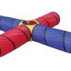 Poco Divo 4-Way Tunnel Pop-Up Fun Junction Set 8 Feet Toy Tent Kids Play Tube 7 182318846346 0