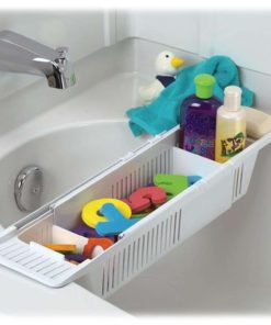Alternative view of Kidco Bath Toy Organizer Storage Basket White 1