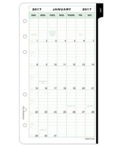 Day-Timer Weekly Planner Refill 2017 Two Page Per Week Loose Leaf 3-3/4 X 6-3.. 9 182318851555 3