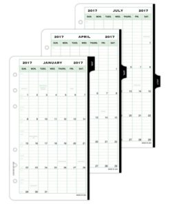 Day-Timer Weekly Planner Refill 2017 Two Page Per Week Loose Leaf 3-3/4 X 6-3.. 11 182318851555 5