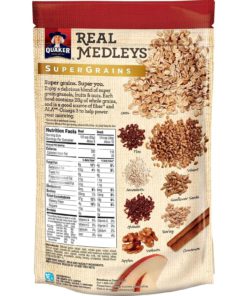 Quaker Real Medleys Super Grains Granola Cinnamon Apple 6 Count ( 11 Oz Pouch.. 19 182318858055 1 1
