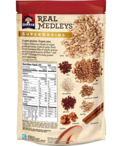 Alternative view of Quaker Real Medleys Super Grains Granola Cinnamon Apple 6 Count ( 11 Oz Pouch..
