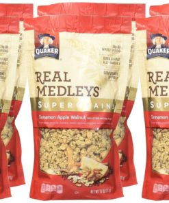 Quaker Real Medleys Super Grains Granola Cinnamon Apple 6 Count ( 11 Oz Pouch.. 23 182318858055 5 1