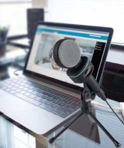 Aukey Condenser Microphone With Stand And Volume Control Broadcasting Recordi.. 15 182318858182 7