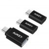 Aukey Usb-C To Micro Usb Adapters (2Pcs) + Usb-C To Usb 3.0 Female Adapter (1.. 9 182321164740 0