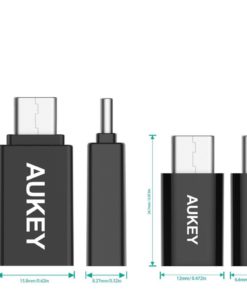 Alternative view of Aukey Usb-C To Micro Usb Adapters (2Pcs) + Usb-C To Usb 3.0 Female Adapter (1..