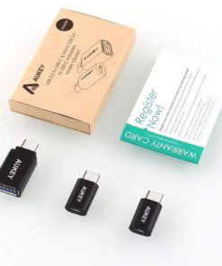 Aukey Usb-C To Micro Usb Adapters (2Pcs) + Usb-C To Usb 3.0 Female Adapter (1.. 17 182321164740 8