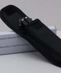Alternative view of Generic Enhanced Practice Training Knife Tool With Nylon Scabbard Black Style 1