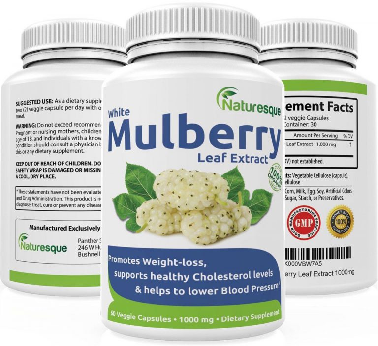 #1 White Mulberry Leaf Extract | 1000Mg | Low Blood Sugar | Rich In Antioxida..