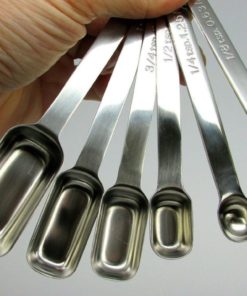 Alternative view of Best Measuring Spoons For Dry & Liquid Ingredients - Set Of 6 - Perfect For B..