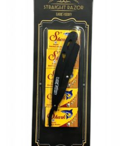 Straight Razor - Shaving Kit 100 Shark Razor Blades Single For Straight Edge .. 16 182321177918 7