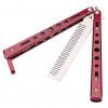 Home Kitty Folding Butterfly Knife Trainer No Offensive Blade Comb Knife Trai..