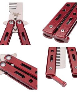 Alternative view of Home Kitty Folding Butterfly Knife Trainer No Offensive Blade Comb Knife Trai..