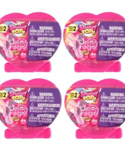 Set Of 4 My Little Pony Suprise Fashems Squishy Pops - Heart Shaped Capsules ..