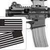 Pair - American Flags Black Ops Stealthy Vinyl Decals | Stickers Ar-15 Ar15 L.. 19 182321181099 0